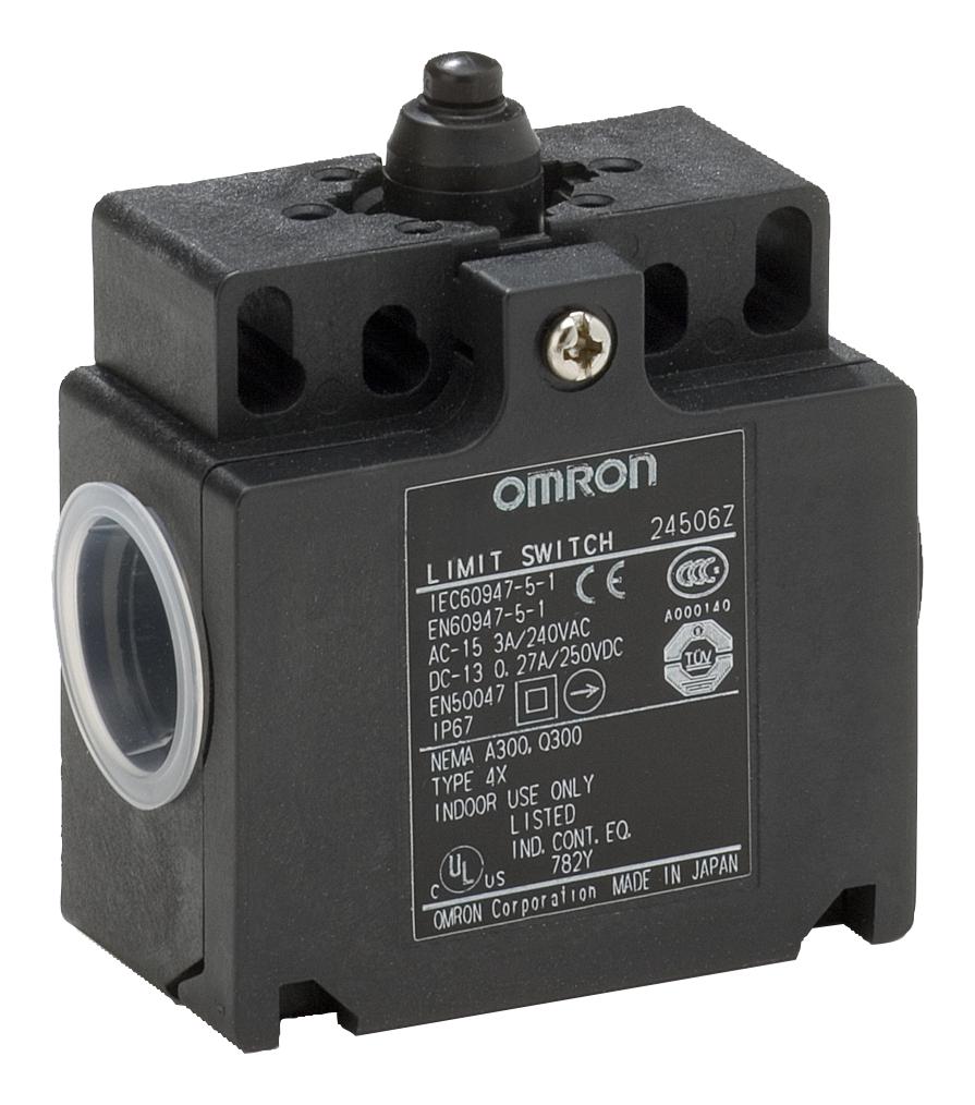 D4N 8131 Omron Industrial Automation Limit Switch Top Plunger SPST NO