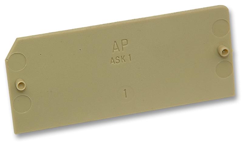 038036 AP Weidmuller End Cover For Use With SAK Series Terminal Blocks