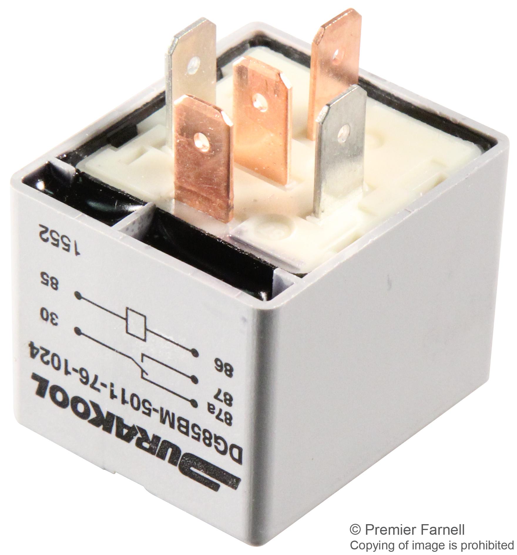 Dg Bm Durakool Automotive Relay Spdt Vdc