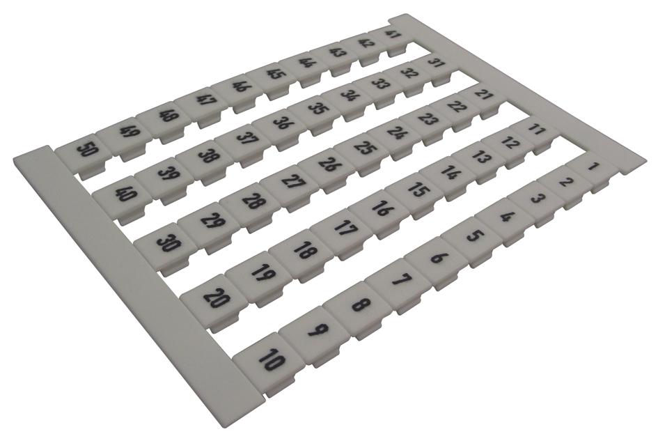 0468760001 Weidmuller Terminal Block Marker, Terminal Block Marker