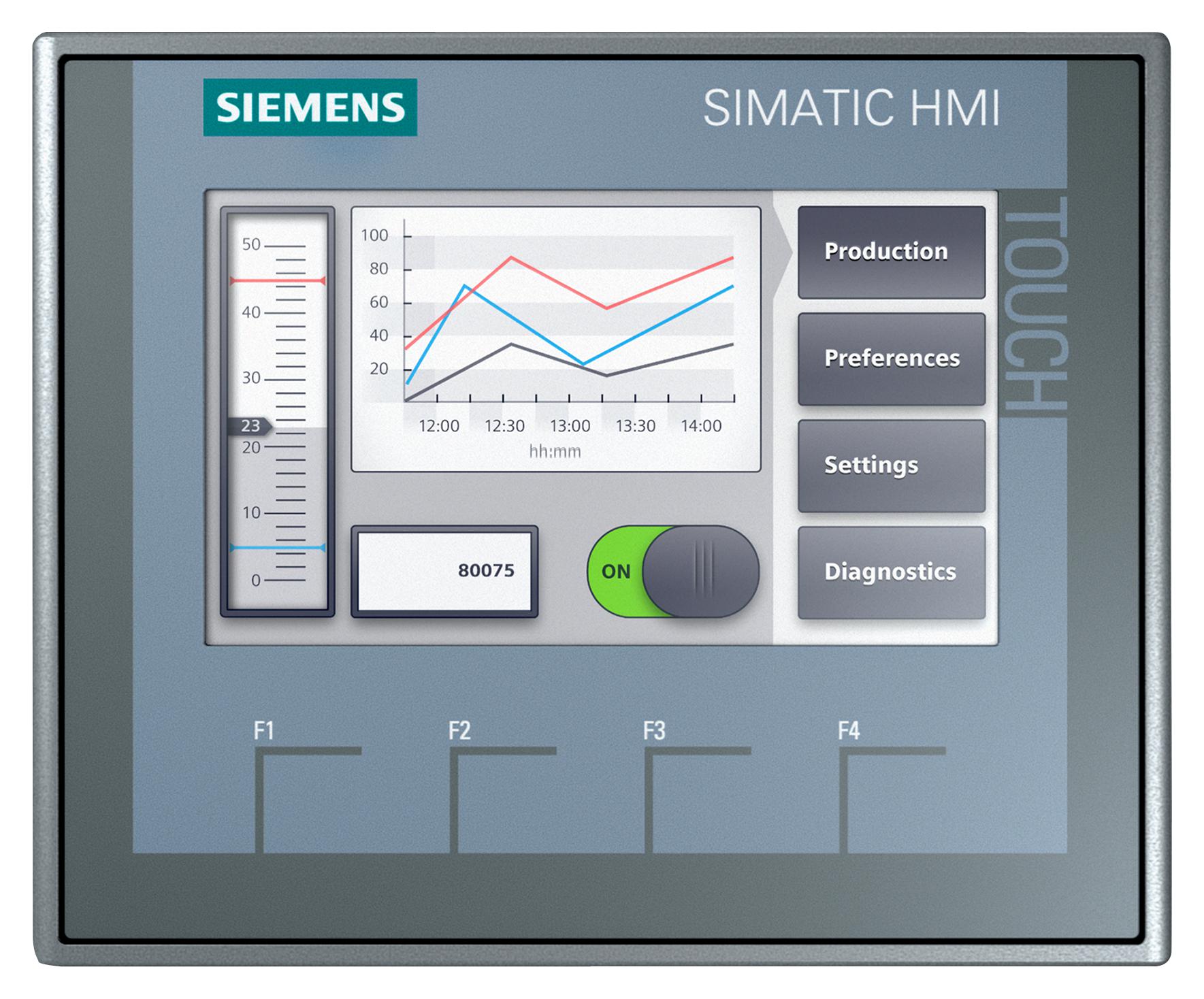 6AV2123-2DB03-0AX0 - Siemens - HMI Panel, 4.3