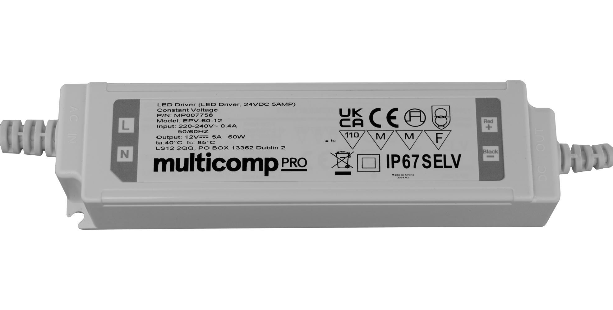 LPF-60-36 MEAN WELL - Power supply: switching | LED; 60.12W; 36VDC; 1