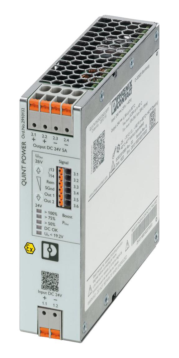 2910132 Phoenix Contact Isolated DIN Rail Mount DC/DC Converter, 24