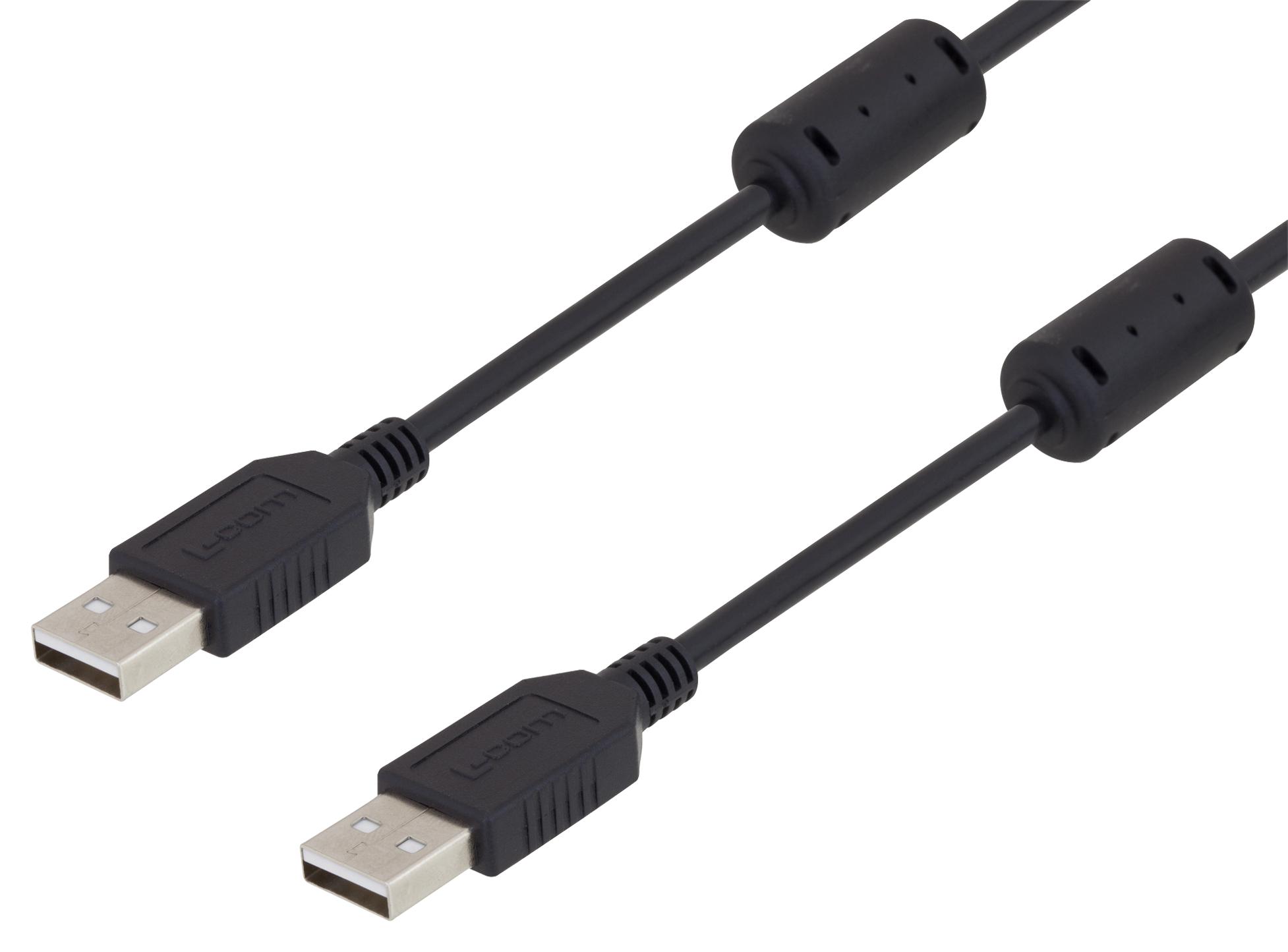 u2a00001-1m-l-com-usb-cable-type-a-plug-to-type-a-plug-1-m