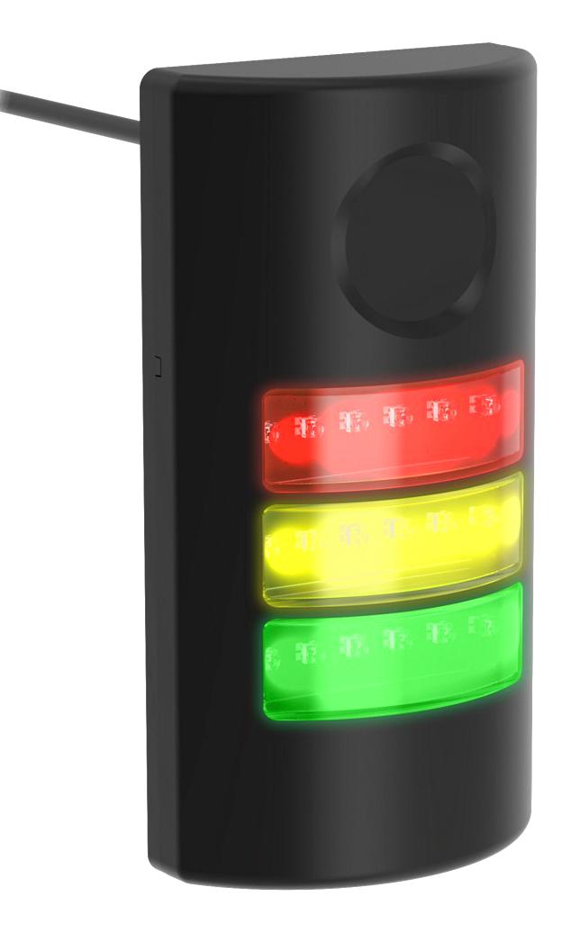 TLF100PDLGYRQP Banner Engineering SIGNAL TOWER, 3 STACK, 24VDC