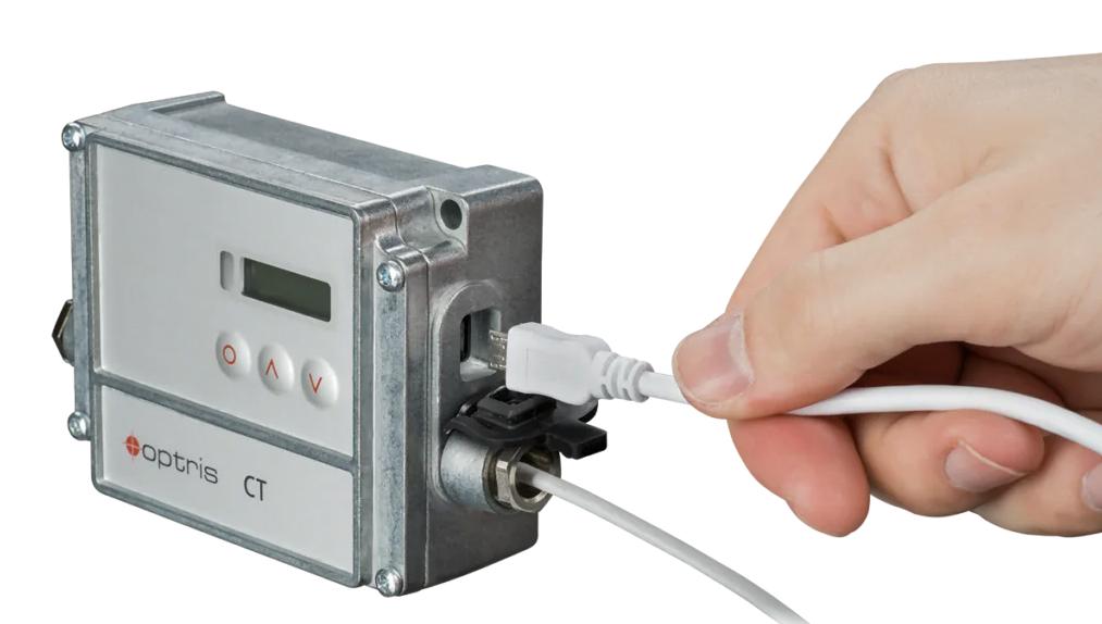 OPTCT4MLCFCB3 - Optris - IR SENSOR, 0 TO 500DEG C, M12X1