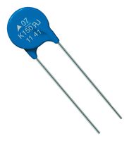 TDK B72307S0351K101 TVS Varistor, 350 V, 460 V, SIOV-S07K K11 Series, 910 V, Disc 7mm, Metal Oxide Varistor (MOV)