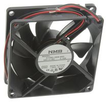 NMB TECHNOLOGIES 3110KL-05W-B50-P00 DC Axial Fan, 24 V, Square, 80 mm, 25 mm, Ball Bearing, 38.8 CFM