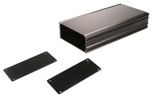 BOX ENCLOSURES B3-220BK Metal Enclosure, Optional IP65/ NEMA 4 Sealing Kit SK-3, Small, Extruded Aluminium, 44.5 mm