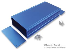 BOX ENCLOSURES B3-080BL Metal Enclosure, Optional IP65/ NEMA 4 Sealing Kit SK-3, Small, Extruded Aluminium, 44.5 mm