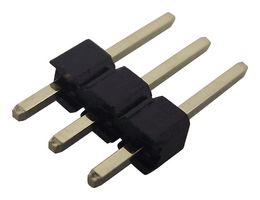 HARWIN M20-9990345 Pin Header, Straight, Board-to-Board, 2.54 mm, 1 Rows, 3 Contacts, Through Hole Straight