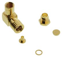GREENPAR - TE CONNECTIVITY 1-1478008-0 RF / Coaxial Connector, SMB Coaxial, Right Angle Plug, Solder, 50 ohm, RG174A, RG188A, RG316, URM95