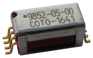 COTO TECHNOLOGY 9852-05-00 Reed Relay, SPDT, 5 VDC, 9852 Series, Surface Mount, 110 ohm, 100 mA