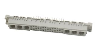 HARTING 0903 242 6805 DIN 41612 Connector, DIN 41612, 48 Contacts, Receptacle, 2.54 mm, 3 Row, a + b + c