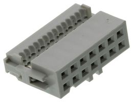 AMPHENOL COMMUNICATIONS SOLUTIONS 71600-114LF IDC Connector, Without Strain Relief, IDC Receptacle, Female, 2.54 mm, 2 Row, 14 Contacts