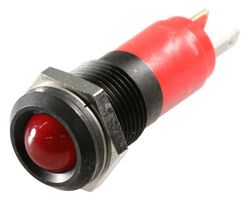 CML INNOVATIVE TECHNOLOGIES 19221353 LED Panel Mount Indicator, Flashing, Red, 24 VDC, 14 mm, 56 mA, 130 mcd, IP67