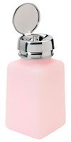 IDEAL-TEK TDS18AS Polyethylene Solvent Dispenser, Anti-Splash, ESD Safe, Static Dissipative Plastic, Pink, 180ml