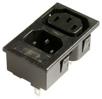 BULGIN LIMITED PX0718/1/15/ST High Power Connector, Plug, Receptacle, 250 VAC, 10 A, Panel Mount, Solder