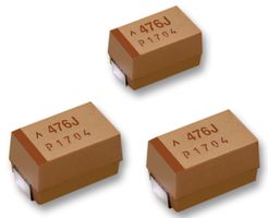 KYOCERA AVX TAJB476M010RNJ Surface Mount Tantalum Capacitor, 47 µF, 10 V, 1411 [3528 Metric], ± 20%, 1 ohm, B