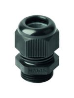 JACOB 50021M25PASW-F Cable Gland, IP68 5 Bar, M25 x 1.5, 13 mm, 18 mm, Nylon 6 (Polyamide 6), Black, IP68