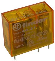 FINDER 40.31.8.110.0000 General Purpose Relay, 40 Series, Power, SPDT, 110 VAC, 10 A