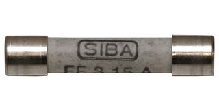 SIBA 70-125-40/3.15A Fuse, Cartridge, Very Fast Acting, 3.15 A, 600 V, 6.3mm x 32mm, 1/4" x 1-1/4", 70-125-40