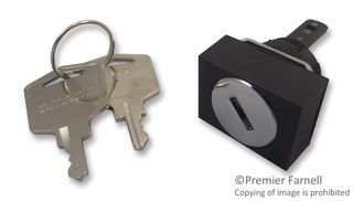 OMRON INDUSTRIAL AUTOMATION A165K-J2ML Keylock Switch, SPDT, A165K Series, 2 Position, Quick Connect, Solder, 3 A