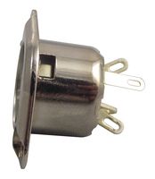 DELTRON COMPONENTS 630-0300 DIN Audio / Video Connector, 3 Contacts, Jack, Panel Mount, Solder, Silver Plated Contacts
