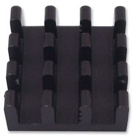 FISCHER ELEKTRONIK ICK BGA 23 X 23 Heat Sink, For Ball Grid Array, 23 °C/W, BGA, PLCC, 23 mm, 6 mm, 23 mm