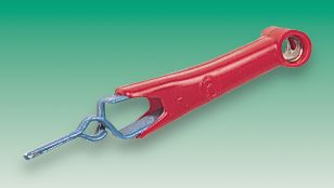 HIRSCHMANN TEST AND MEASUREMENT 931272100 Crocodile Clip, AGF, 4 mm, Black