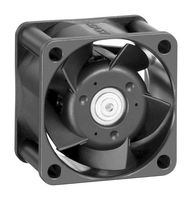 EBM-PAPST 414J/2H DC Axial Fan, 24 V, Square, 40 mm, 25 mm, Ball Bearing, 12.9 CFM