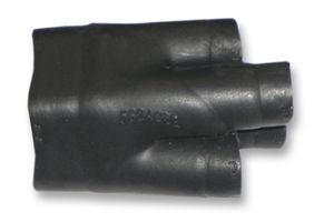 TE CONNECTIVITY - RAYCHEM 562A032-25-0 Heat Shrink Boot, Moulded, 1 to 4 Transition, 0.759 ", 19.3 mm, Black, 3.36 ", 85.4 mm
