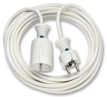 BRENNENSTUHL 1168430 EXTENSION LEAD, SCHUKO, WHITE, 3M