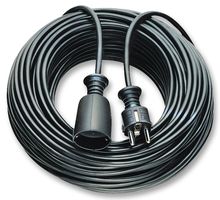 BRENNENSTUHL 1165430 EXTENSION LEAD, SCHUKO, BLACK, 3M