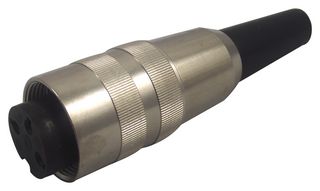LUMBERG KV 30 DIN Audio / Video Connector, 3 Contacts, Jack, Cable Mount, Solder, Silver Plated Contacts