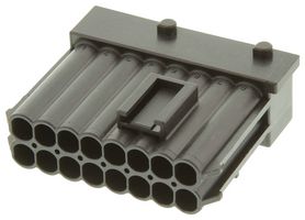 TE CONNECTIVITY - AMP 1-964449-1 Connector Housing, Junior Power Timer, Plug, 16 Ways, 5 mm, Junior Power Timer Series Contacts
