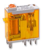 FINDER 46.52.8.110.0040 General Purpose Relay, 46 Series, Power, DPDT, 110 VAC, 8 A