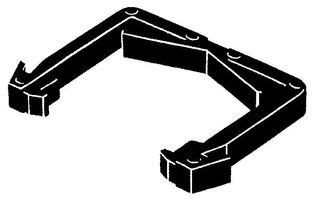 OMRON ELECTRONIC COMPONENTS P6B-C2 Relay Clip, Hold Down, G6C PCB Relays