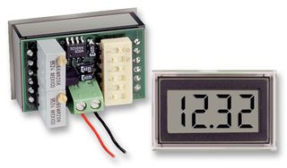 Process Monitor, DMS-20LCD Series, Current Loop, 4 to 20mA, 3.5 Digits, Unipolar