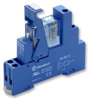 FINDER 49.31.7.024.0050SPA General Purpose Relay, 49 Series, Interface, SPDT, 24 VDC, 10 A