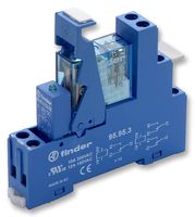 FINDER 49.52.7.012.0050SPA General Purpose Relay, 49 Series, Interface, DPDT, 12 VDC, 8 A