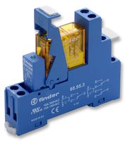 FINDER 49.61.7.024.0050SPA General Purpose Relay, 49 Series, Interface, SPDT, 24 VDC, 16 A