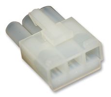 MOLEX 39-03-6034 Connector Housing, Natural, Standard .093" 3191 Series, Receptacle, 3 Ways, 6.7 mm