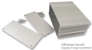 BOX ENCLOSURES B3-080SI Metal Enclosure, Optional IP65/ NEMA 4 Sealing Kit SK-3, Small, Extruded Aluminium, 44.5 mm
