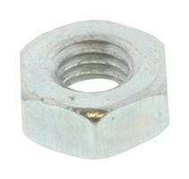 TR FASTENINGS M3- HFST-Z100- Nut, Hex, M3, Steel, Bright Zinc Plated, Pack of 100