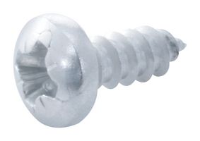 TR FASTENINGS N60.375 PRA2ABS100- Screw, Self-Tapping, No.6, 9.5 mm, Stainless Steel A2, Pan Head Pozidriv