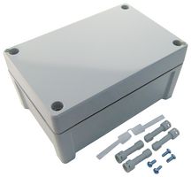 FIBOX TA 191209 ENCLOSURE Plastic Enclosure, IK07, Grey Cover, Multipurpose, ABS, 90 mm, 122 mm, 187 mm, IP65