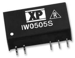 XP POWER IW2405SA Isolated Through Hole DC/DC Converter, Regulated, ITE, SIP, 2:1, 1 W, 1 Output, 5 V