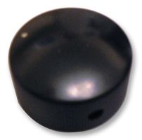 MULTICOMP CF-U1-6-2S(6.4)W53 KNOB, 31.8MM, BLACK, PT 6.4 SHAFT