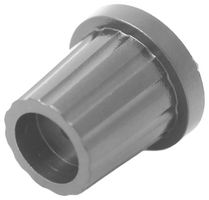 MULTICOMP CP-AA19A-S(6.4)/BA Knob, Round Shaft, 6.4 mm, Plastic, Round with Top Indicator Line, 19 mm